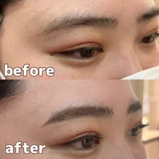 アイブロウ 暖色カラー//了戒 美希//伊勢原のヘアスタイル