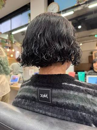 ミディアム カラー パーマ 縮毛矯正/艶髪カラー /パーマ/ひふみ🌱のヘアスタイル