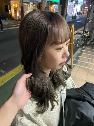 ロング カラー ヘアアレンジ 目黒 碧人のヘアスタイル