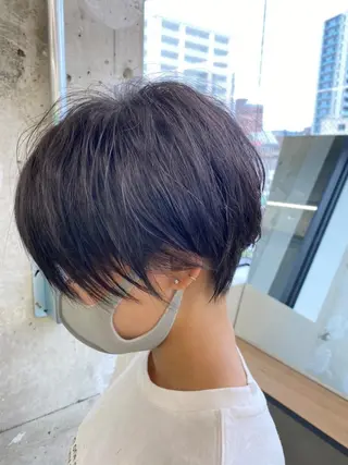 ショート お気に入り口コミ満足度☺️ご紹介数No.1 エリア 大人気❗️最新サロン 駅2分!所属・バッサリ◎矯正〜スパ ☆年祭#髪医者サロンのヘアスタイル