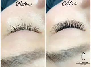 マツエク・マツパ 完全個室‼︎Charme(シャルム)美容室併設eyelashサロン所属・【Charme 】 シャルムのマツエク・マツパデザイン