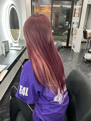 ロング 山北 優姫のヘアスタイル