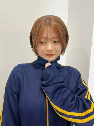 ショート モテヘア/グレージュ /ボブ/前原汐🎐のヘアスタイル