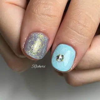 ミディアム ネイル richeri beautyのネイルデザイン