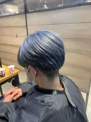 カラー メンズ youres hair 髪質改善トリートメント&ヘッドスパ  新宿三丁目店【ユアーズヘア】所属・🦋透明感カラー 👑NODOKA🦋のヘアスタイル