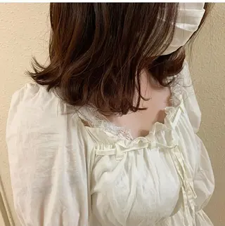 ミディアム 小顔カット/韓国 カラー🌙shikiのヘアスタイル