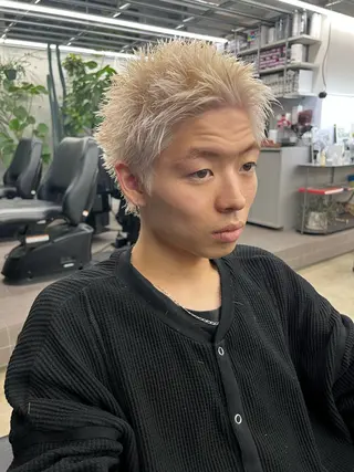 ショート メンズ ハッシュカット カシマハヤトのヘアスタイル