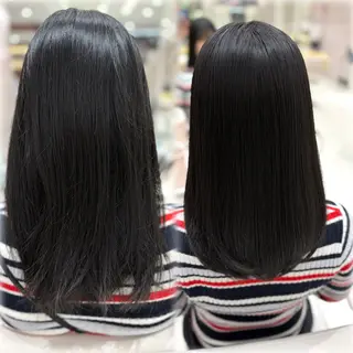 セミロング パーマ 銀座/オリーブ/ 透明感カラー✨りくのヘアスタイル