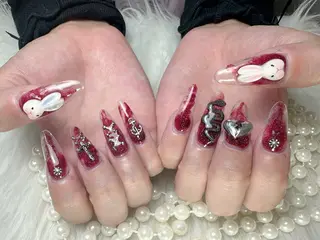 ネイル kao  パラジェル スカルプ/長さだしのネイルデザイン