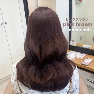 ロング カラー ブリーチなしWカラー 🎀韓国ヘア/amiのヘアスタイル