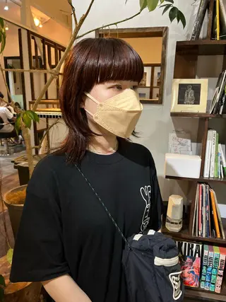 ミディアム 金田 夏野のヘアスタイル