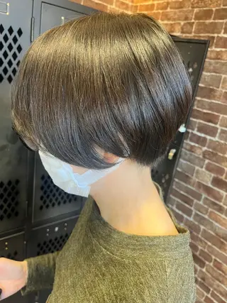 ショート カラー パーマ ヘアアレンジ メンズ キッズ ネイル マツエク・マツパ アイブロウ times salon名駅所属・久木原 ゆりのヘアスタイル