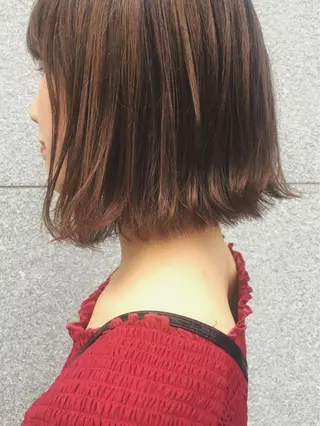 ミディアム カラー ヘアアレンジ 酒井 麻里のヘアスタイル