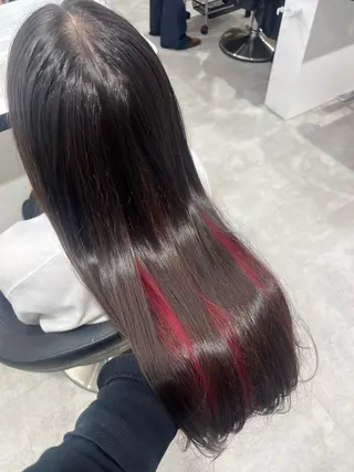 ロング カラー みう/仙台/暖色/ 艶髪/顔周りカット/のヘアスタイル