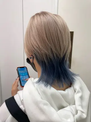 ショート カラー Hana ♡ marshu梅田のヘアスタイル