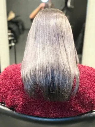 セミロング 髪質改善⚡️カラー 🍀武久 誠🍀のヘアスタイル