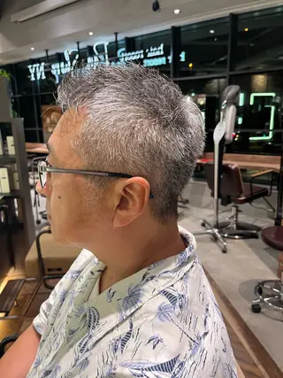 メンズ 志賀 楓のヘアスタイル