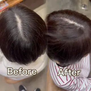 ショート 脱白髪染め/ 髪質改善/ハクのヘアスタイル