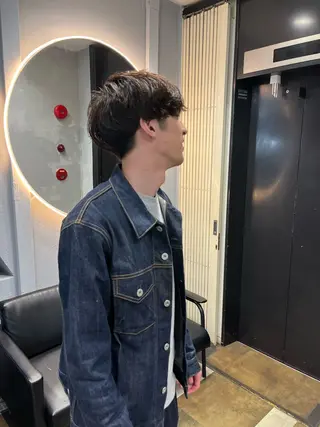 メンズ dao/ミルクティー /ブラウン/ブロンドのヘアスタイル