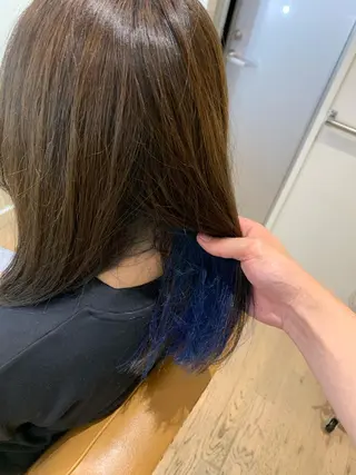 セミロング カラー ヘアアレンジ 【メンズモデル募集】 Bassa所沢のヘアスタイル