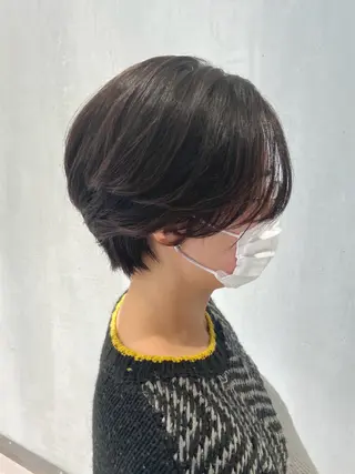 ショート カラー DX SHARE SALON所属・matka白髪ぼかし 大人ヘア/KEIKOのヘアスタイル