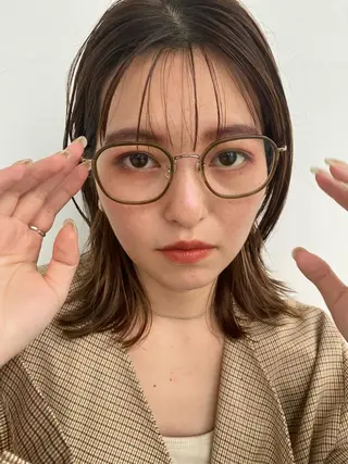 ミディアム カラー ヒラノホナミ 🫧髪質改善🫧のヘアスタイル