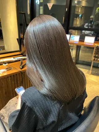 セミロング 韓国レイヤー🇰🇷 韓国研修◎渋谷カイトのヘアスタイル