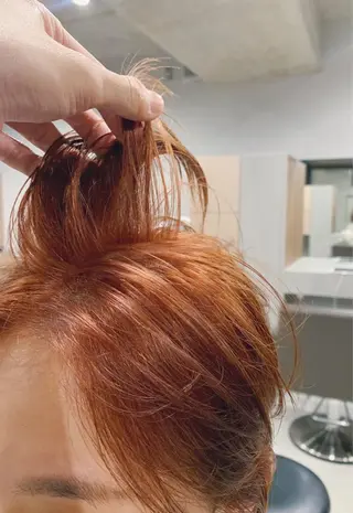 ショート カラー ボブパーマコテ巻き風 パーマNo1深江秀平のヘアスタイル