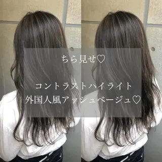 ロング カラー 🤎ベージュカラー 🐶メンズパーマのヘアスタイル