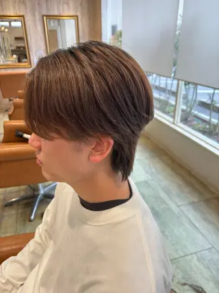 メンズ 長尾ゆりの/ボブ/ ベージュ/ハイトーンのヘアスタイル