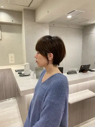 ショート カラー nex the salon coall所属・🫧似合わせショート イシダ🫧のヘアスタイル