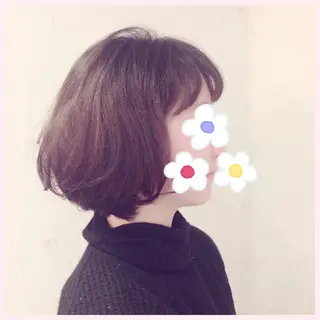 ミディアム 小柳 ゆかりのヘアスタイル