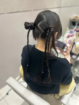 ロング 🎀大竹美侑／顔まわ りカット／レイヤーのヘアスタイル