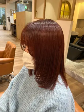 カラー bisou hair スガノ　カヤノのマツエク・マツパデザイン