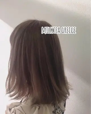 ミディアム カラー 年間1500人担当 代表　南一路のヘアスタイル