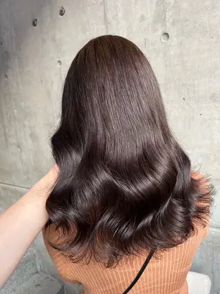 ロング カラー 表参道/透明感カラー /暗髪/ジュキヤのヘアスタイル