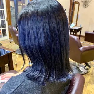 ミディアム カラー ＴＪ天気予報 天白店のヘアスタイル