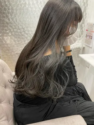 ロング カラー レイヤー/顔周り /AKARIのヘアスタイル