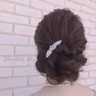 ヘアアレンジ 原 麻耶のヘアスタイル