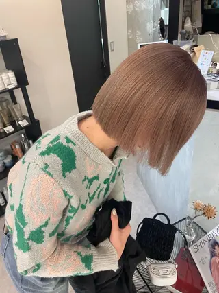 ショート カラー PELEshibuya所属・カットモデル様無料 💎saaya💎のヘアスタイル