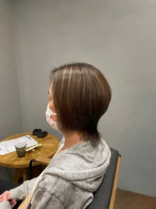 ミディアム カラー 艶髪/透明感カラー/ 韓国/nonokaのヘアスタイル