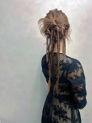 ロング カラー ヘアアレンジ 🎨カラー満足度 500%💫ヅル💫のヘアスタイル