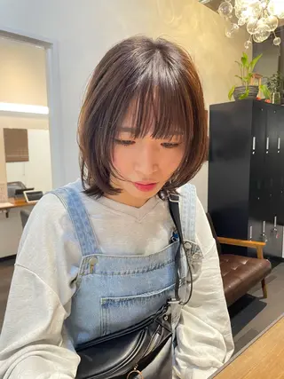 ミディアム やまぎし ひろきのヘアスタイル