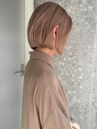 ミディアム ボブカット 💎坪谷のヘアスタイル