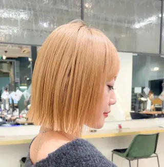 ショート カラー ⭐️似合わせボブ ⭐️かえでのヘアスタイル