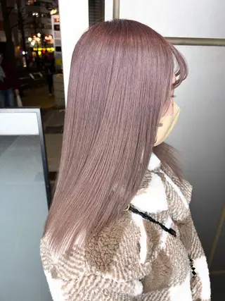 セミロング カラー Hairsalon F＋Moana by　HEADLIGHT所属・salonF 🔸hamaのマツエク・マツパデザイン