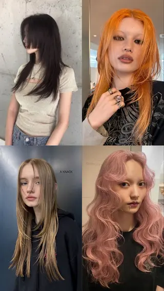 ロング 齋藤 結のヘアスタイル