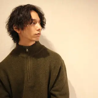 ショート パーマ メンズ 田畑 智規のヘアスタイル