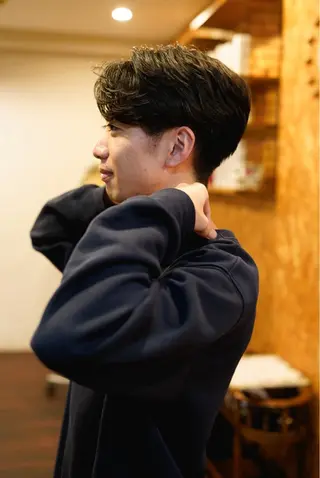 ショート メンズ 千葉 慎也のヘアスタイル