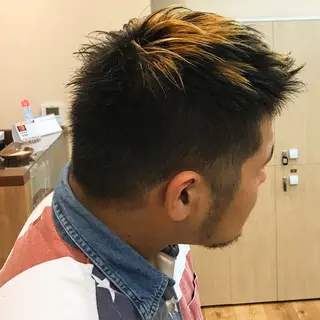 ショート カラー メンズ BLINK京橋 (ブリンク)のヘアスタイル
